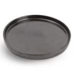 VERSO STACKABLE PLATE 20X2CM BLACK CHIC