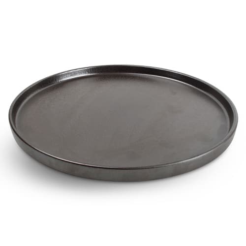 CRO-AER-780153.jpg VERSO STACKABLE PLATE 28.5X2CM BLACK CHIC - Image 1