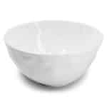 FACET BOWL WHITE 12X6CM CHIC