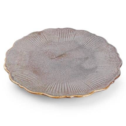 FLORET PLATE 21.5CM BRONZE CHIC YONG