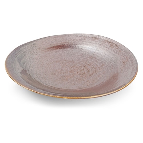 CRO-AER-783652.jpg CELEST DEEP PLATE 28.5X4.5CM BRONZE CHIC YONG - Image 1