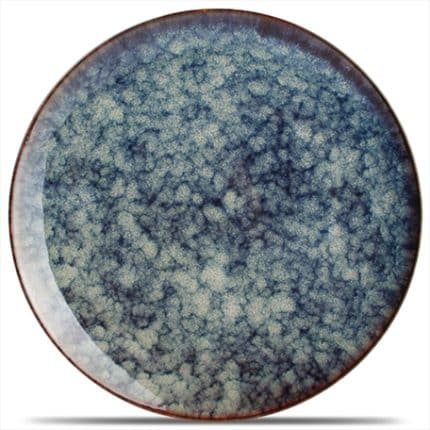 HAZY PLATE 26CM BLUE BONBISTRO BELGIUM