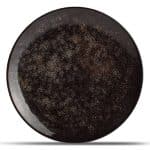 HAZY PLATE 26CM BLACK BONBISTRO BELGIUM