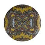 BY ORDER ARTHUR KRUPP PORCELAIN MANDALA FLAT PLATE 27.5CM