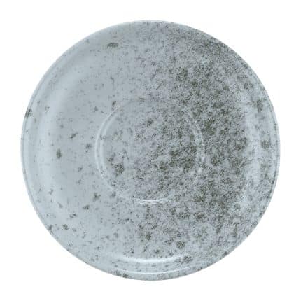BY ORDER SANDSTONE GREY SAUCER 11CM BAUSCHER GERMANY