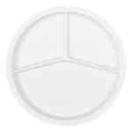 BY ORDER SYSTEM LINE PLATE ROUND 23CM THREE COMPARTMENTS BAUSCHER CARE GERMANY