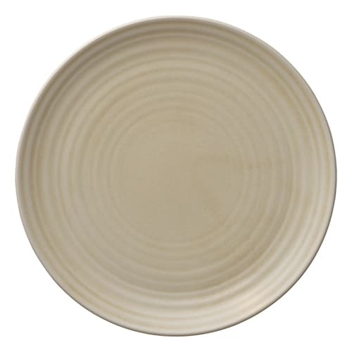 CRO-BAU-631226C.jpg COUNTRY HOUSE PLATE FLAT COUPE STRUCTURE 26CM SAND BAUSCHER GERMANY - Image 1