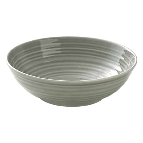 CRO-BAU-635720A.jpg COUNTRY HOUSE DISH ROUND STRUCTURE 20CM GREY BAUSCHER GERMANY - Image 1