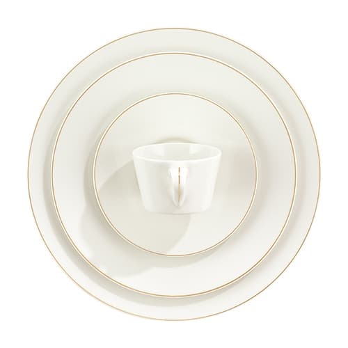CRO-BAU-690017-800382.jpg BY ORDER PURITY FLAT PLATE W/H RIM 17CM CLASSIC GOLD  BAUSCHER - Image 1