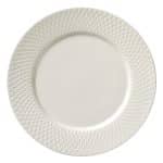 PURITY NOBLE PORCELAIN REFLECTIONS PLATE ROUND WITH RIM RELIEF 17CM BAUSCHER GERMANY