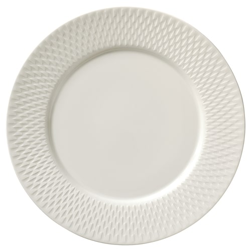 CRO-BAU-690079.jpg BY ORDER PURITY REFLECTIONS PLATE ROUND WITH RIM RELIEF 29CM BAUSCHER GERMANY - Image 1