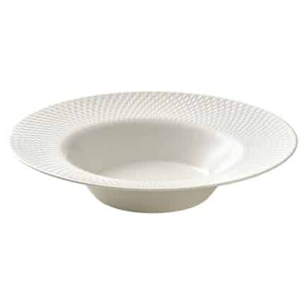 BY ORDER PURITY REFLECTIONS PLATE DEEP ROUND WITH RIM RELIEF 29CM BAUSCHER GERMANY