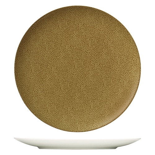 CRO-BAU-691221-425688.jpg BY ORDER PURITY PEARLS OLIVE COUP PLATE 21CM BAUSCHER - Image 1