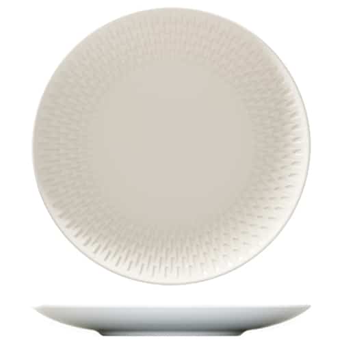 CRO-BAU-691266.jpg BY ORDER PURITY REFLECTIONS PLATE ROUND COUPE RELIEF 16CM BAUSCHER GERMANY - Image 1