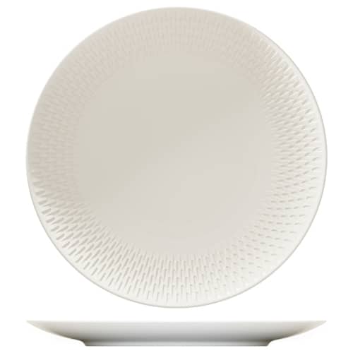 CRO-BAU-691271.jpg BY ORDER PURITY REFLECTIONS PLATE ROUND COUPE RELIEF 21CM BAUSCHER GERMANY - Image 1