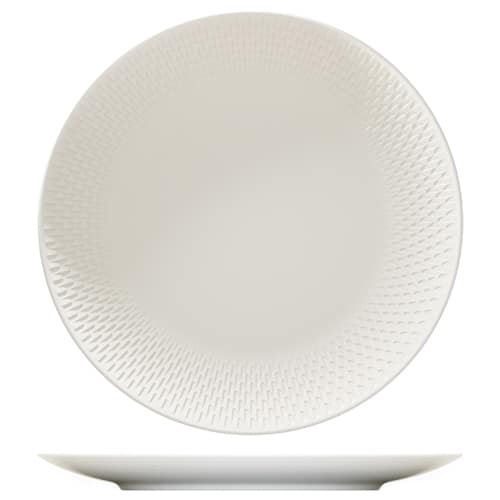 CRO-BAU-691277.jpg BY ORDER PURITY REFLECTIONS PLATE ROUND COUPE RELIEF 27CM BAUSCHER GERMANY - Image 1