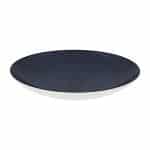 BY ORDER PURITY PEARLS DARK COUP DEEP PLATE 24CM BAUSCHER