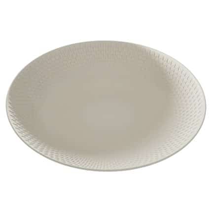BY ORDER PURITY REFLECTIONS PLATE DEEP ROUND COUPE RELIEF 29CM BAUSCHER GERMANY