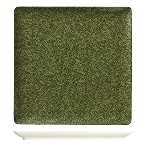 CRO-BAU-691527-425914.jpg BY ORDER PURITY PEARLS GREENS PLATTER SQUARE COUP 27CM BAUSCHER - Image 1