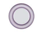 BY ORDER ENJOY DEEP PLATE WITH RIM 24CM BLOCK COLOR AUBERGINE BY ORDER BAUSCHER GERMANY