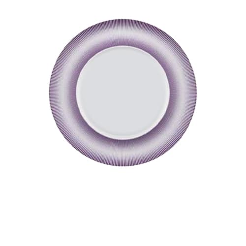 CRO-BAU-6920124-328647.jpg BY ORDER ENJOY DEEP PLATE WITH RIM 24CM BLOCK COLOR AUBERGINE BY ORDER BAUSCHER GERMANY - Image 1