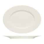 BY ORDER PURITY PLATTER OVAL WITH RIM 24CM BAUSCHER