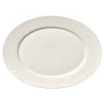 BY ORDER PURITY REFLECTIONS PLATTER OVAL WITH RIM RELIEF 38X28CM BAUSCHER GERMANY
