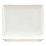 BY ORDER PURITY PLATTER RECTANGULAR COUP 27X20CM PEARLS LIGHT  BAUSCHER