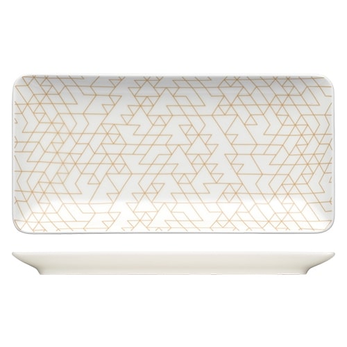 CRO-BAU-692327-425617.jpg BY ORDER PURITY PLATTER RECTANGULAR COUP 27X20CM ART DECO BAUSCHER - Image 1