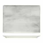 BY ORDER PURITY PLATTER RECTANGULAR COUP 27X20CM SOFT GREY BAUSCHER