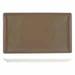 BY ORDER PURITY PEARLS METALLIC GOLD PLATTER RECTANGULAR COUP 34X20CM BAUSCHER