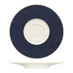 BY ORDER PURITY PEARLS DARK SAUCER 17CM BAUSCHER