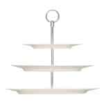 BY ORDER PURITY CLASSIC STAND 3 TIER ETAGERE OVAL PORCELAIN 38,33,24CM BAUSCHER GERMANY