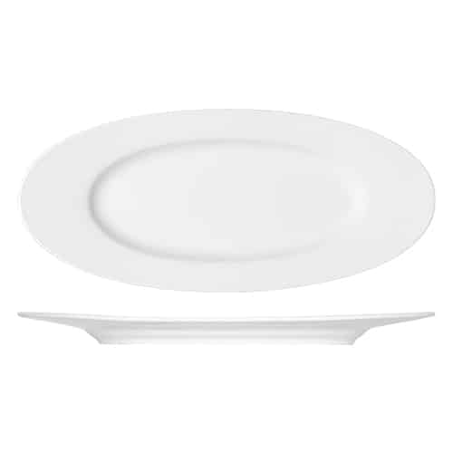 CRO-BAU-702045.jpg MAITRE OVAL PLATTER 45CM BAUSCHER GERMANY - Image 1