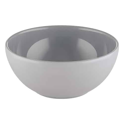 CRO-BAU-705712-700562.jpg BY ORDER UNI GREY BOWL ROUND 12CM BAUSCHER GERMANY - Image 1