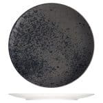 OPTIONS COUP FLAT PLATE 32CM SANDSTONE BLACK BAUSCHER