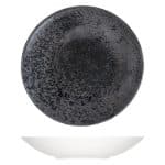 OPTIONS COUP DEEP PLATE 24CM SANDSTONE BLACK BAUSCHER