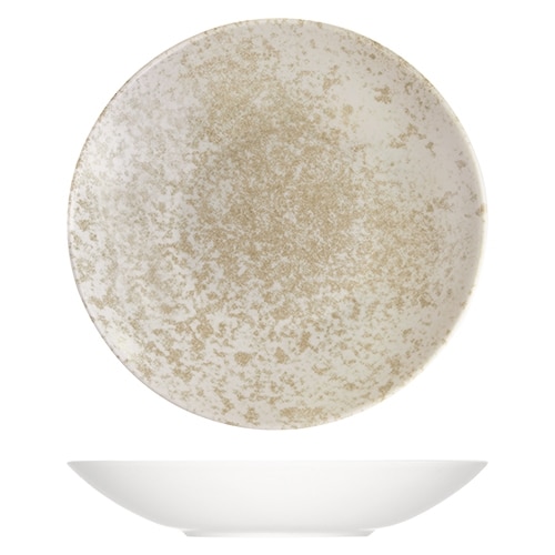 CRO-BAU-711330-425776.jpg OPTIONS COUP DEEP PLATE 30CM SANDSTONE BEIGE BAUSCHER - Image 1