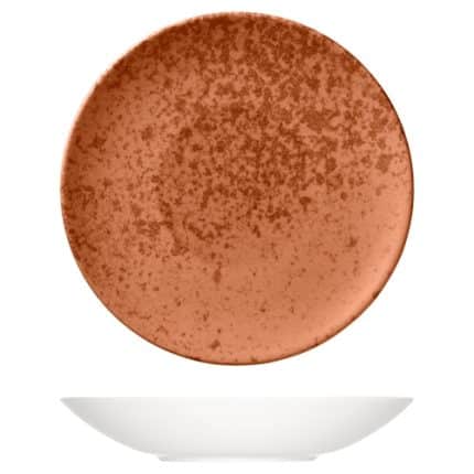 OPTIONS COUP DEEP PLATE 30CM SANDSTONE ORANGE BAUSCHER