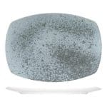 OPTIONS COUP DEEP RECTANGULAR PLATE 32X23CM SANDSTONE GRAY BAUSCHER