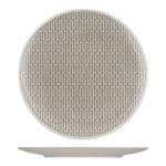 SCOPE RELIEF PLATE ROUND COUP 20CM COLOR GLOW GRAY BAUSCHER GERMANY