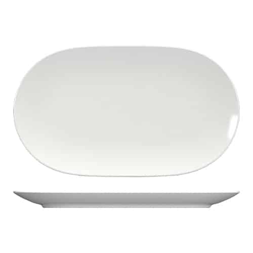 CRO-BAU-732237.jpg SCOPE PLATTER OVAL COUP 37CM BAUSCHER GERMANY - Image 1