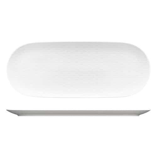 CRO-BAU-732296.jpg SCOPE RELIEF PLATTER OVAL COUP 46CM BAUSCHER GERMANY - Image 1
