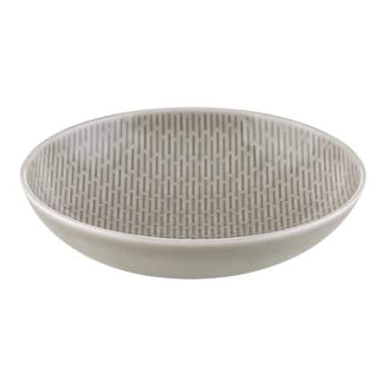 SCOPE RELIEF DISH DEEP ROUND COUP 16CM COLOR GLOW GRAY BAUSCHER GERMANY