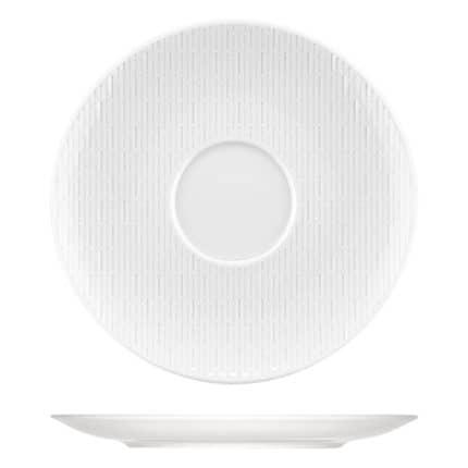 SCOPE LINEA RELIEF SAUCER 19CM BAUSCHER GERMANY