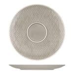 SCOPE LINEA RELIEF GREY SAUCER 19CM BAUSCHER GERMANY