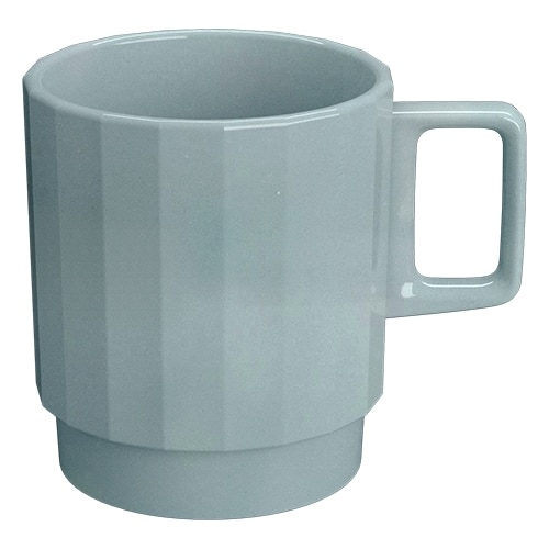 CRO-BAU-765630B.jpg BY ORDER EDGE GLOW SEA CUP MUG STACKABLE 30CL BAUSCHER GERMANY - Image 1