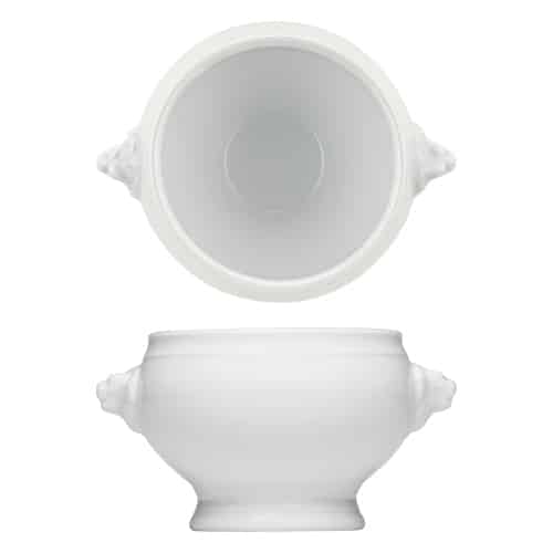 CRO-BAU-783645.jpg LUZIFER ONION SOUP CUP LION HEADS 45CL BAUSCHER GERMANY - Image 1