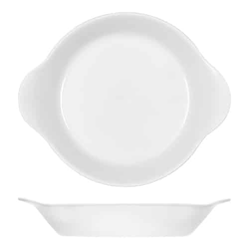 CRO-BAU-788513.jpg LUZIFER OVEN EARED EGG DISH 23CM BAUSCHER GERMANY - Image 1