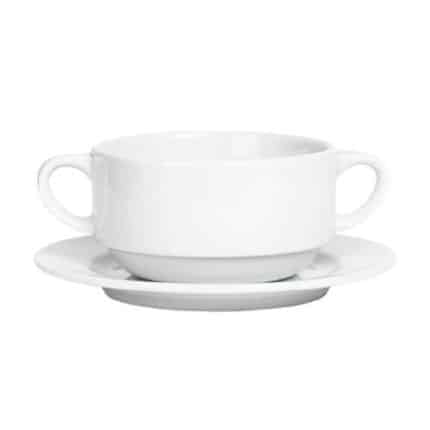 PARISIAN CONSOMME BOWL 2 HANDLES 31CL TABLETOP